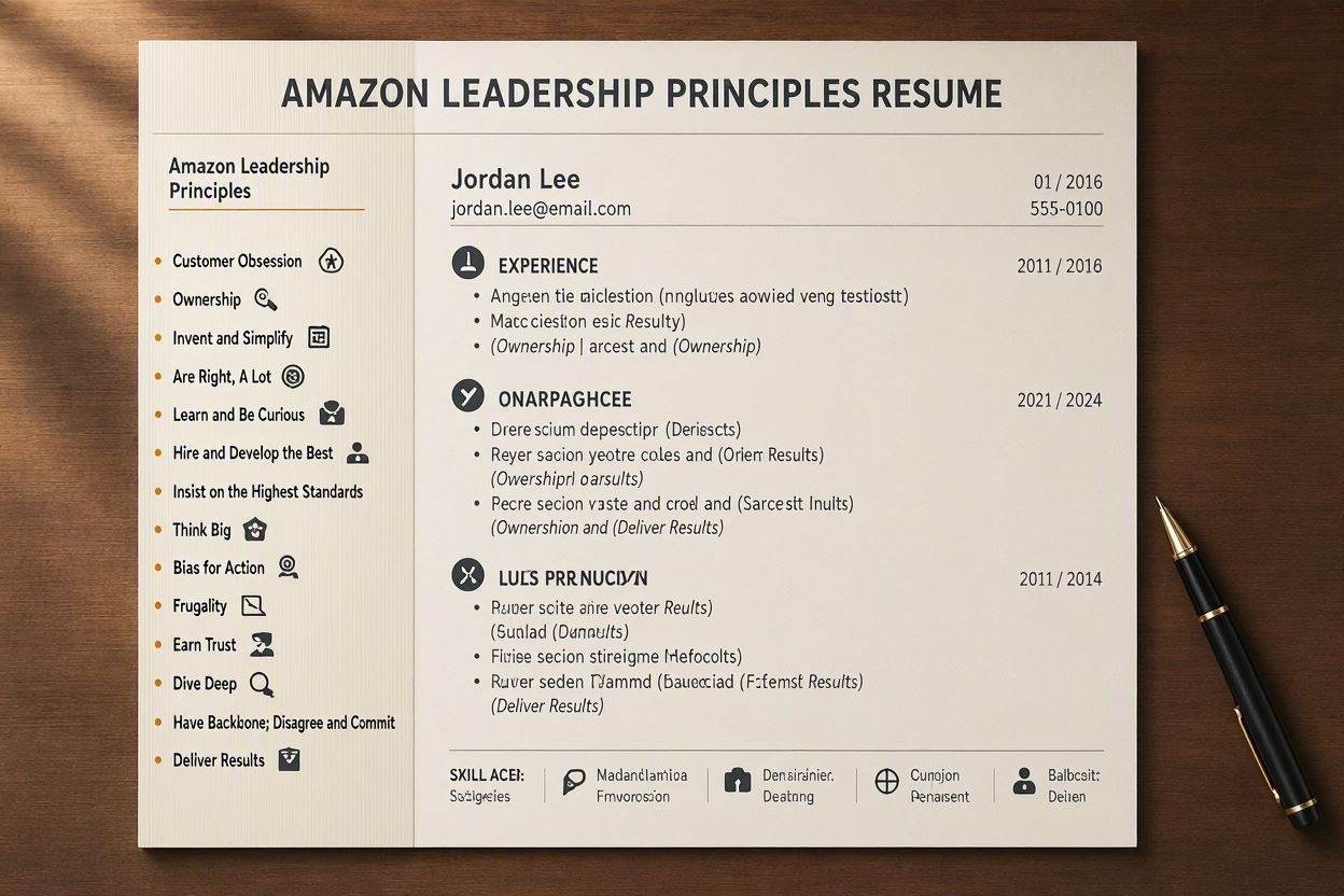 How to align your resume with Amazon's 16 Leadership Principles