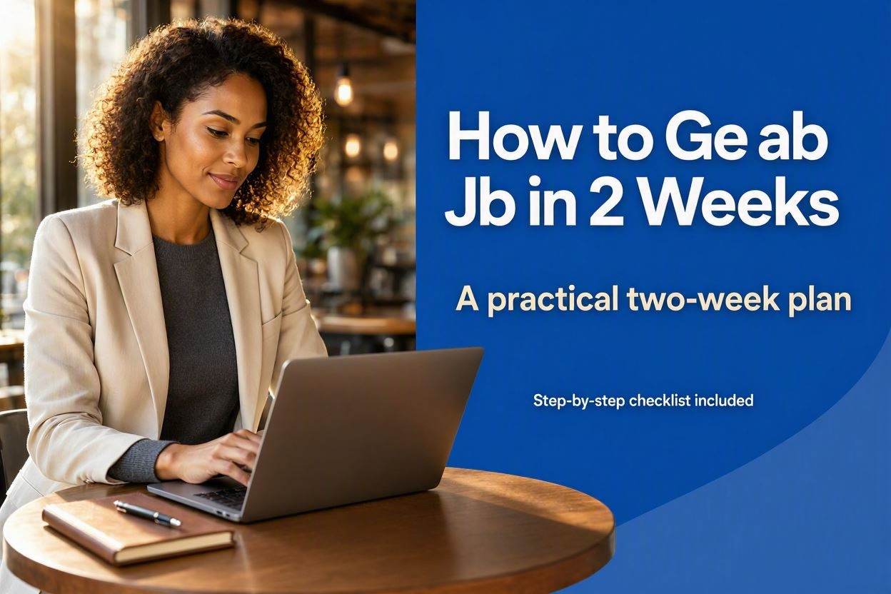 How to find a job fast in two weeks step by step plan