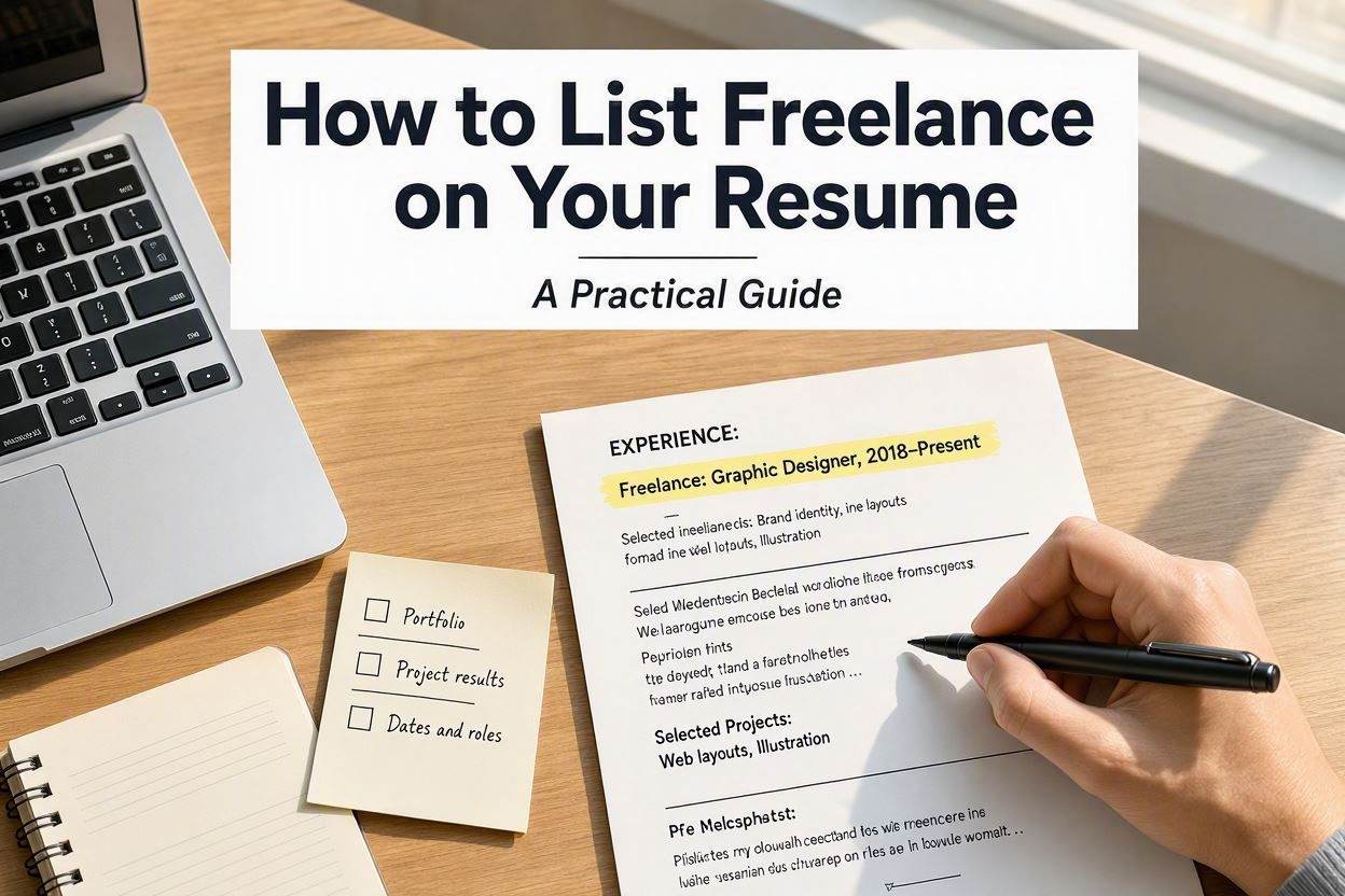 How to list freelance consulting and startups on a resume