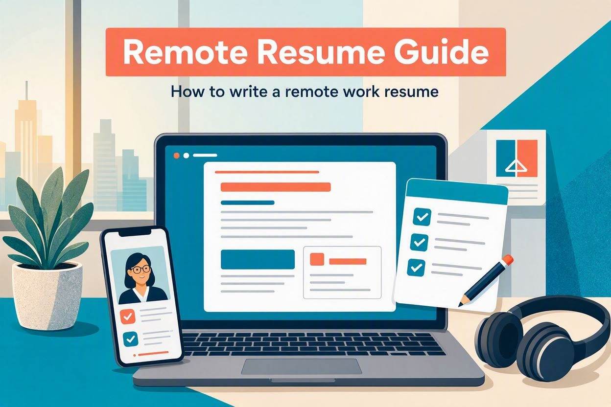 How to write a resume for remote and work from home jobs