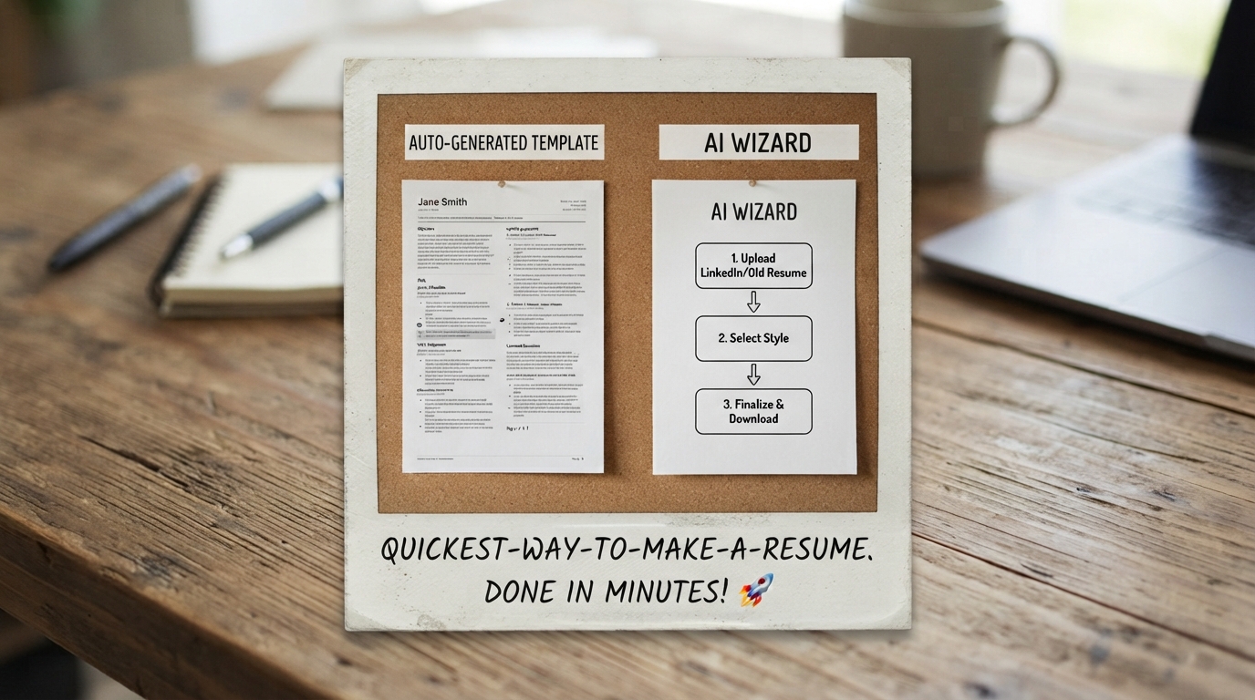 How to write a resume when you are too lazy