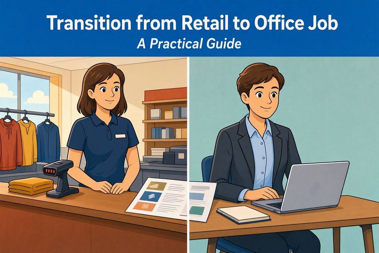 How to transition from retail and fast food to an office desk job